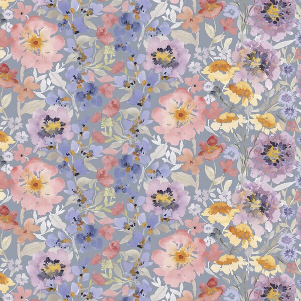 Endless Garden in Fountain Blue