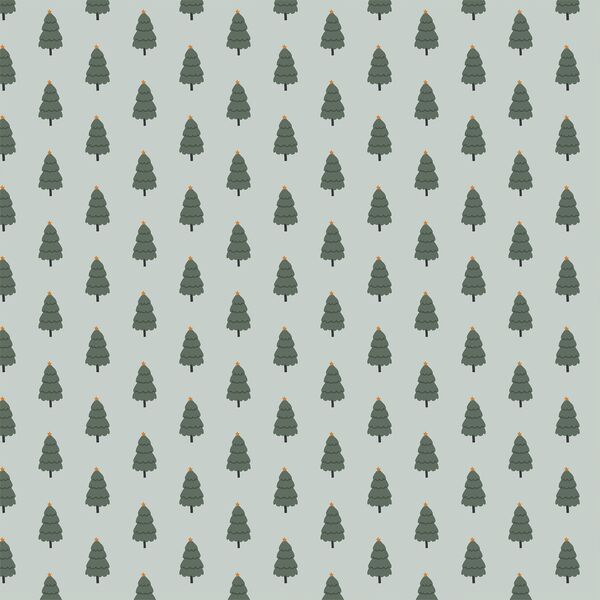 Merry Firs in Aqua Mist