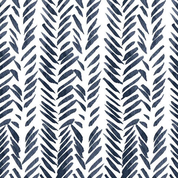 Brush Stroke in Navy