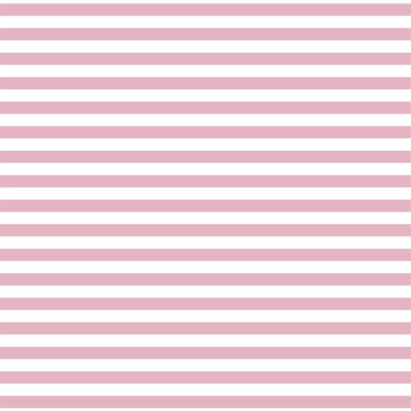 Horizontal Dress Stripe in Carnation
