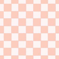 Painted Checks in Peachy