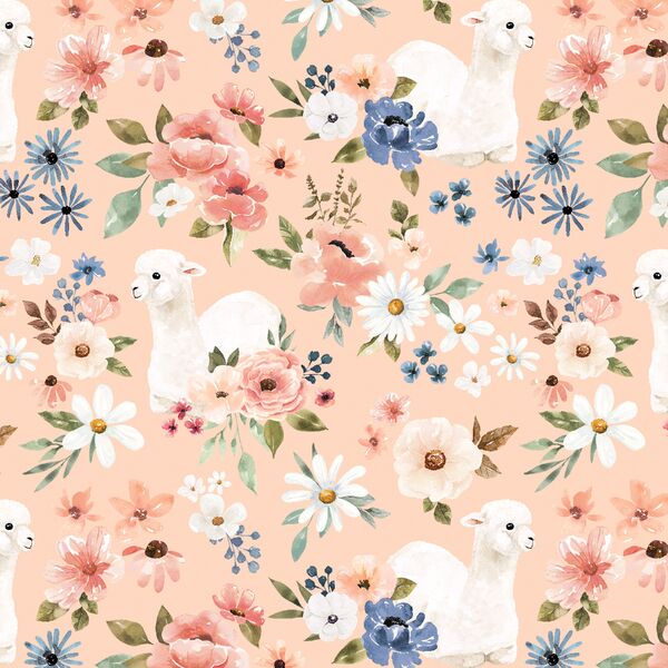 Blooming Llamas in Cactus Flower