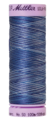 Evening Blue (9075-9812) - Silk Finish Cotton Multi 50wt - 109 Yards