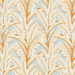 Small Palm Play in Light Dusty Teal