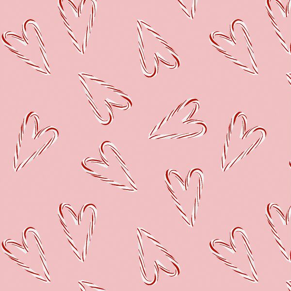 Sweet Candy Canes in Pink Chiffon