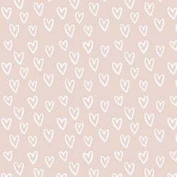 Hearts in Soft Rose