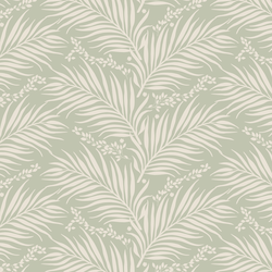 Palms in Cream on Sage