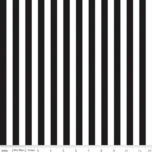 1/2" Stripe in Black