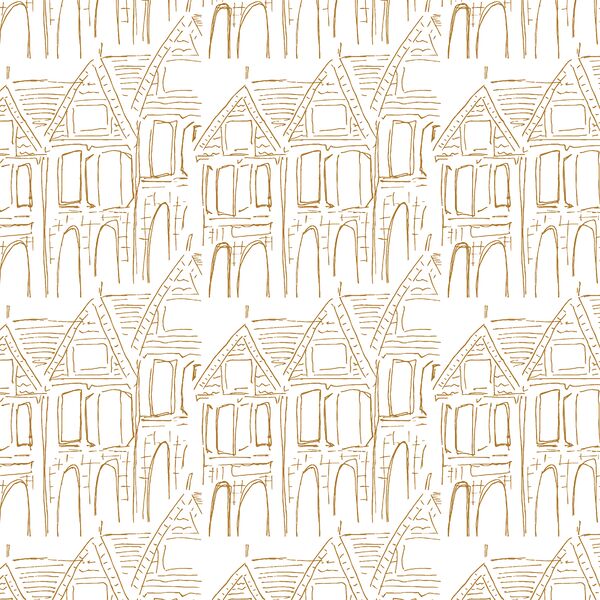 Alamo Square in Gold Rush