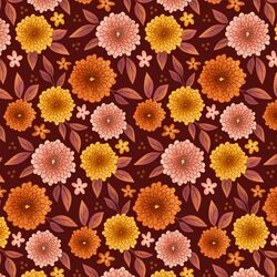 Mums in Maroon