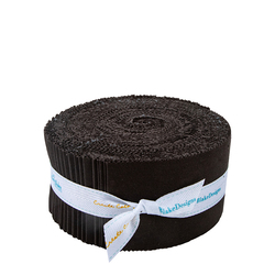 Confetti Cotton 2.5" Strip Roll in Licorice