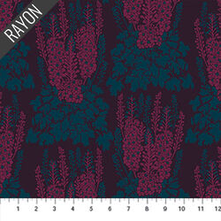 Soiree Rayon in Plum
