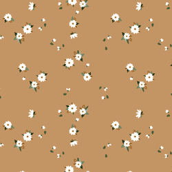 Scattered Floral in Tawny