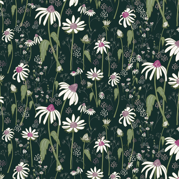 Wildflower in Dark Teal