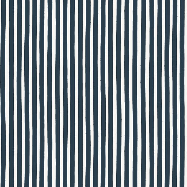 Winter Candy Stripes in Midnight