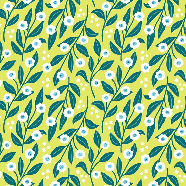 Twinkly Vines in Spring Leaf