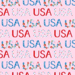 USA in Pink