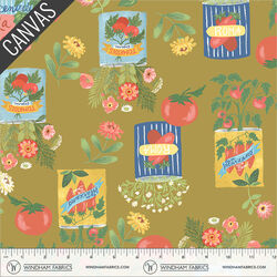 Tomato Tomahto Canvas in Olive