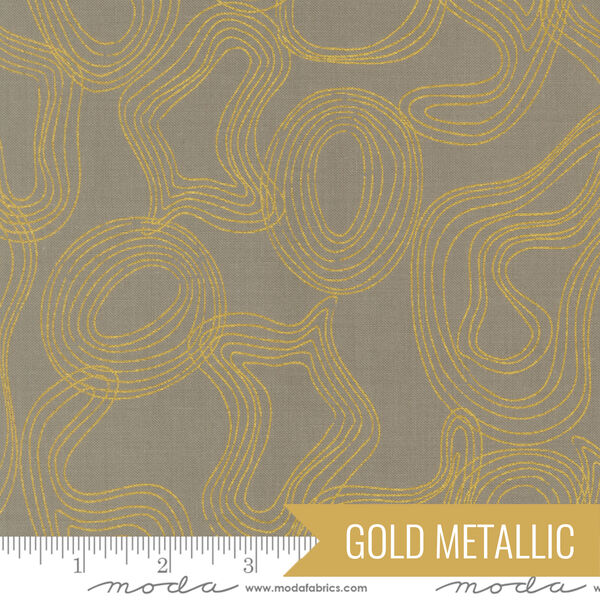 Shadow Grove in Silver Metallic