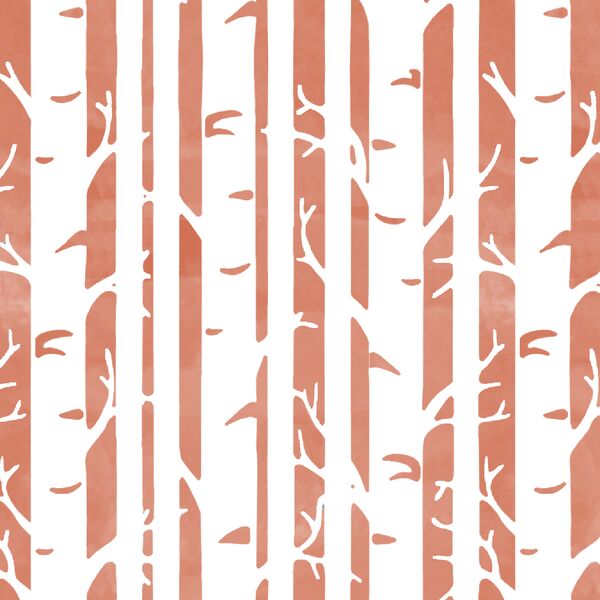 Birches in Desert Rose
