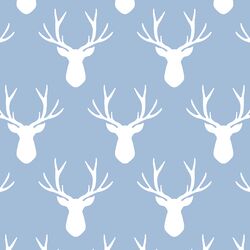 Stag Silhouette in Water