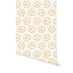 Floral Dot Silhouette in Dawn