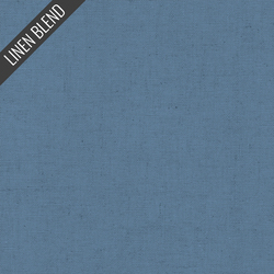 Linen Blend Solid in Vintage Denim