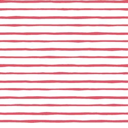 Artisan Stripe in Passion on White