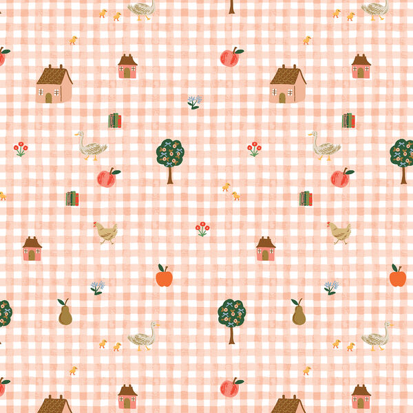 Farmhouse Gingham in Pink