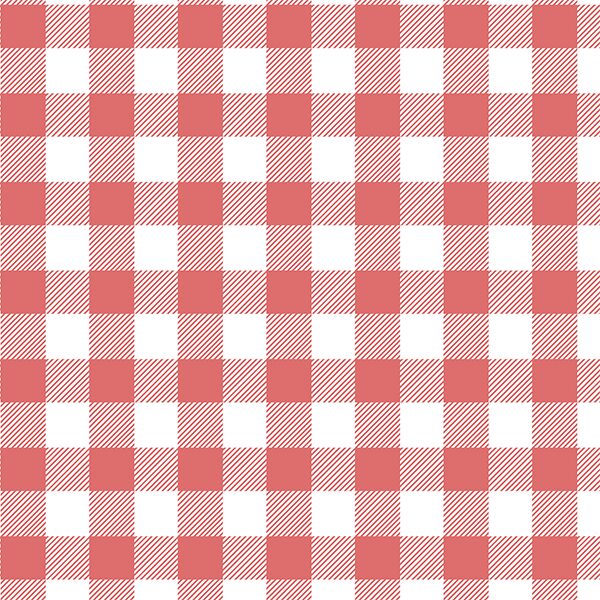 Medium Buffalo Plaid in Poppy