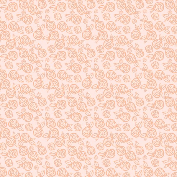 Little Tea Roses in Rose Quartz