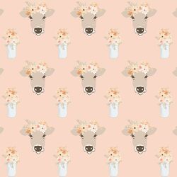 Small Clara Cow in Peony