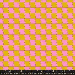 Wavy Check in Goldenrod