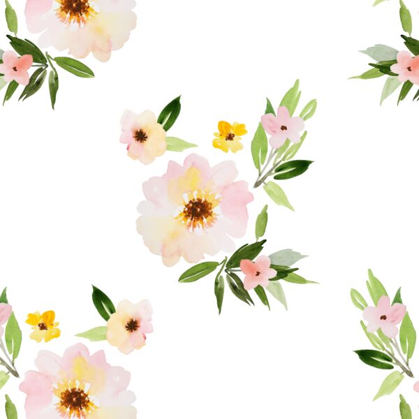 Watercolor Bouquet in Spring