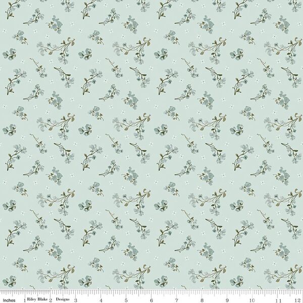 Sweet Pea in Bleached Denim
