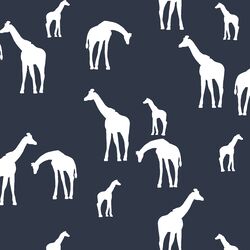 Giraffe Silhouette in Eclipse