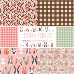 Hoppy Easter Fat Quarter Bundle Big Scale