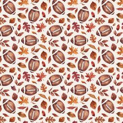 Little Football Foliage in Cream