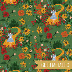 Yellow Brick Road in Emerald Metallic