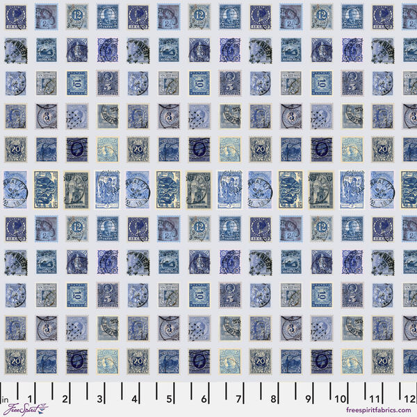 Stamps in Indigo