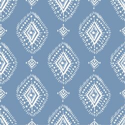 Geometric in Balsam Blue
