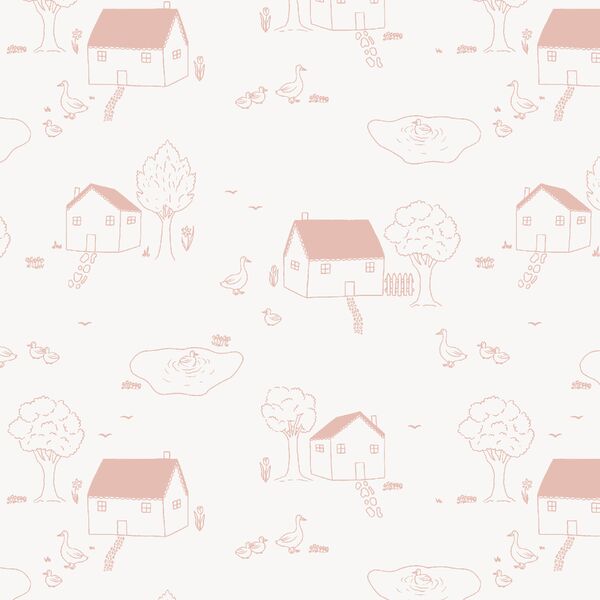 Cozy Cottage in Blossom Pink