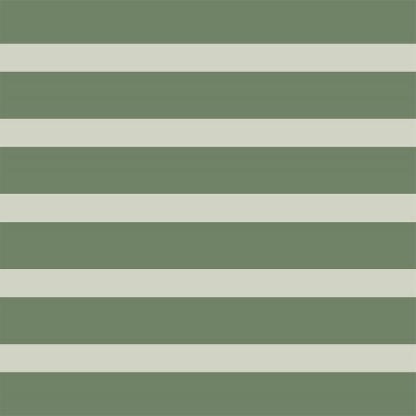 Winter Stripe in Pine Green