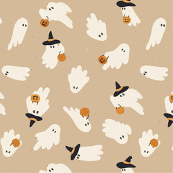 Trick or Treat Ghosts in Natural