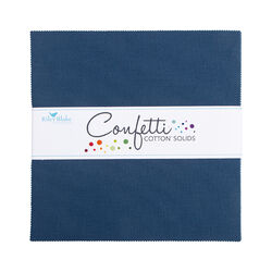 Confetti Cotton 10" Square Pack in Oxford Blue