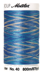 Faded Denim (4880-9605) - Poly Sheen Multi - 875 Yards