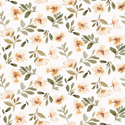 Golden Specter Floral in Alabaster