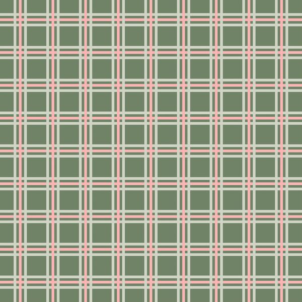 Winter Plaid in Pine Green