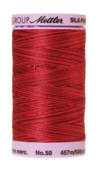 Midnight Garnet (9085-9845) - Silk Finish Cotton Multi 50wt - 500 Yards