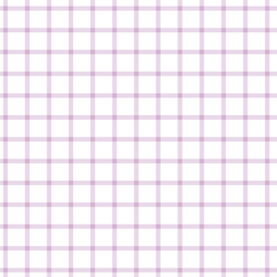 Modern Check in Purple Pansy